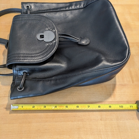 Longchamp Cavalcade Small Leather Backpack in Black - Picture 14 of 15